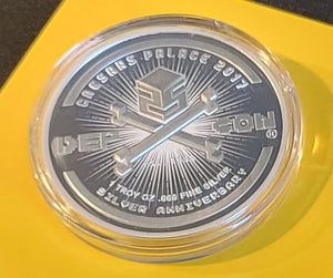 DEF CON One ounce silver coin Pirate version