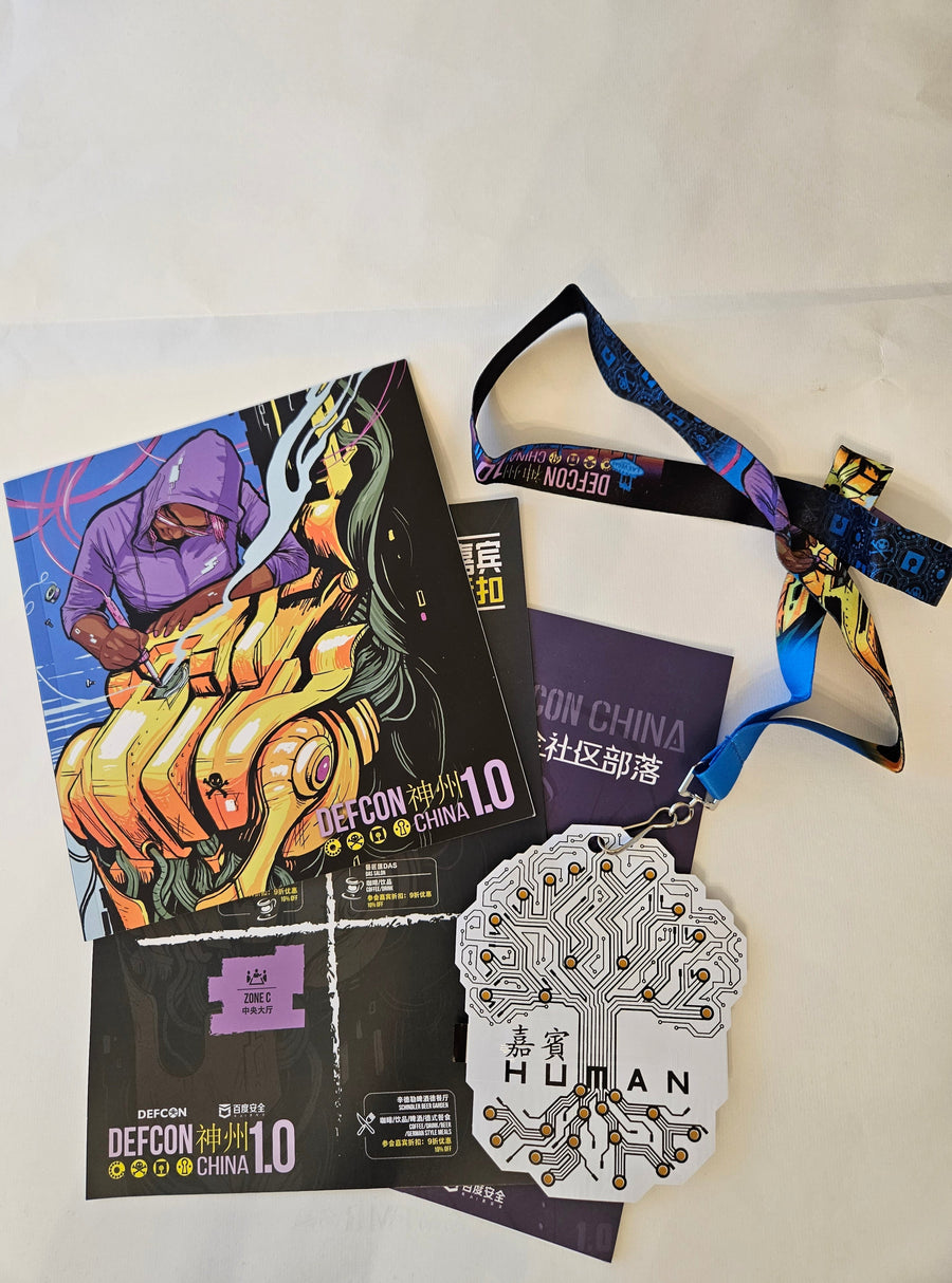 DEF CON China 1.0 attendee registration pack
