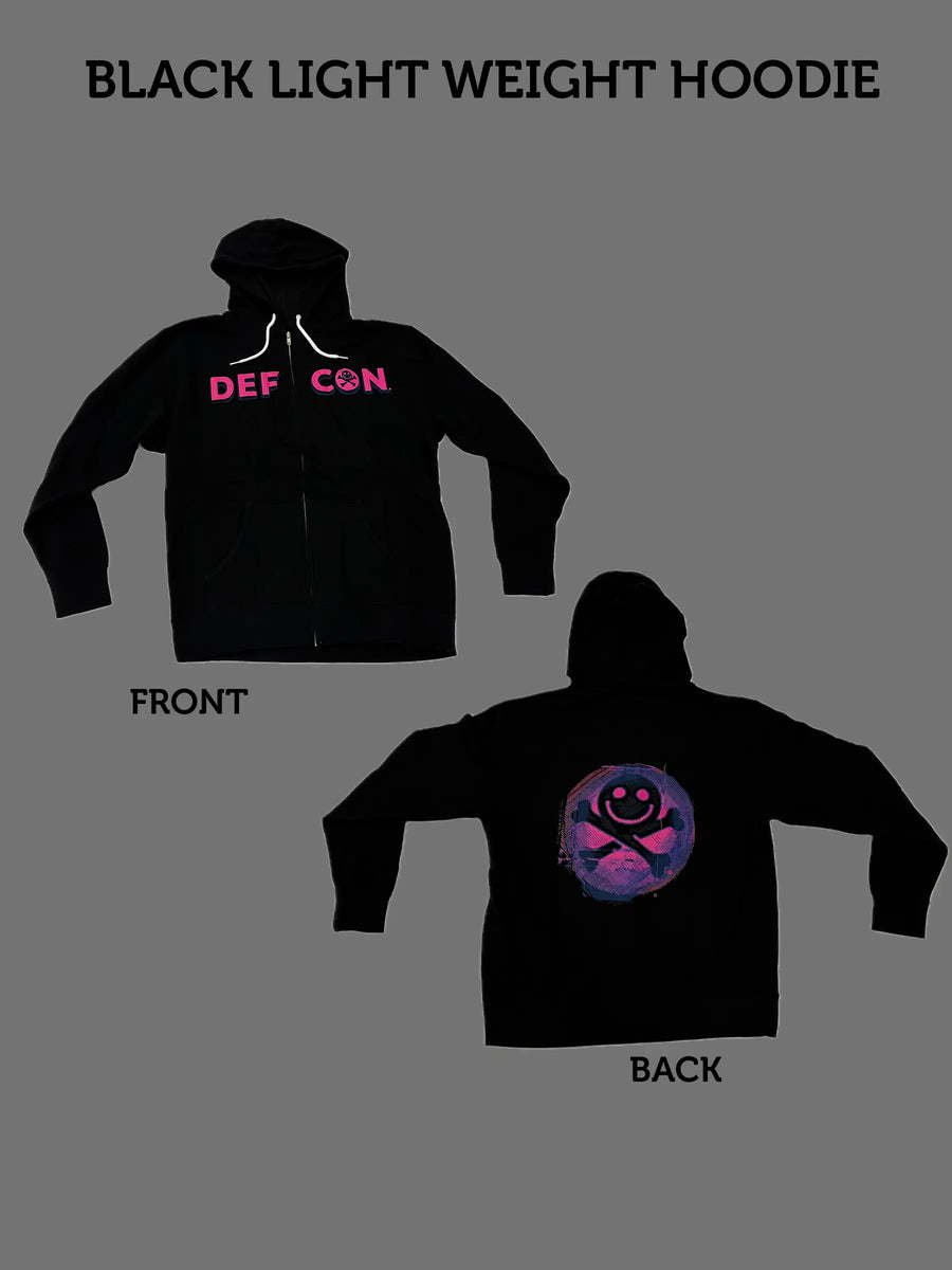 BLACK LIGHT WEIGHT HOODIE (DC33)